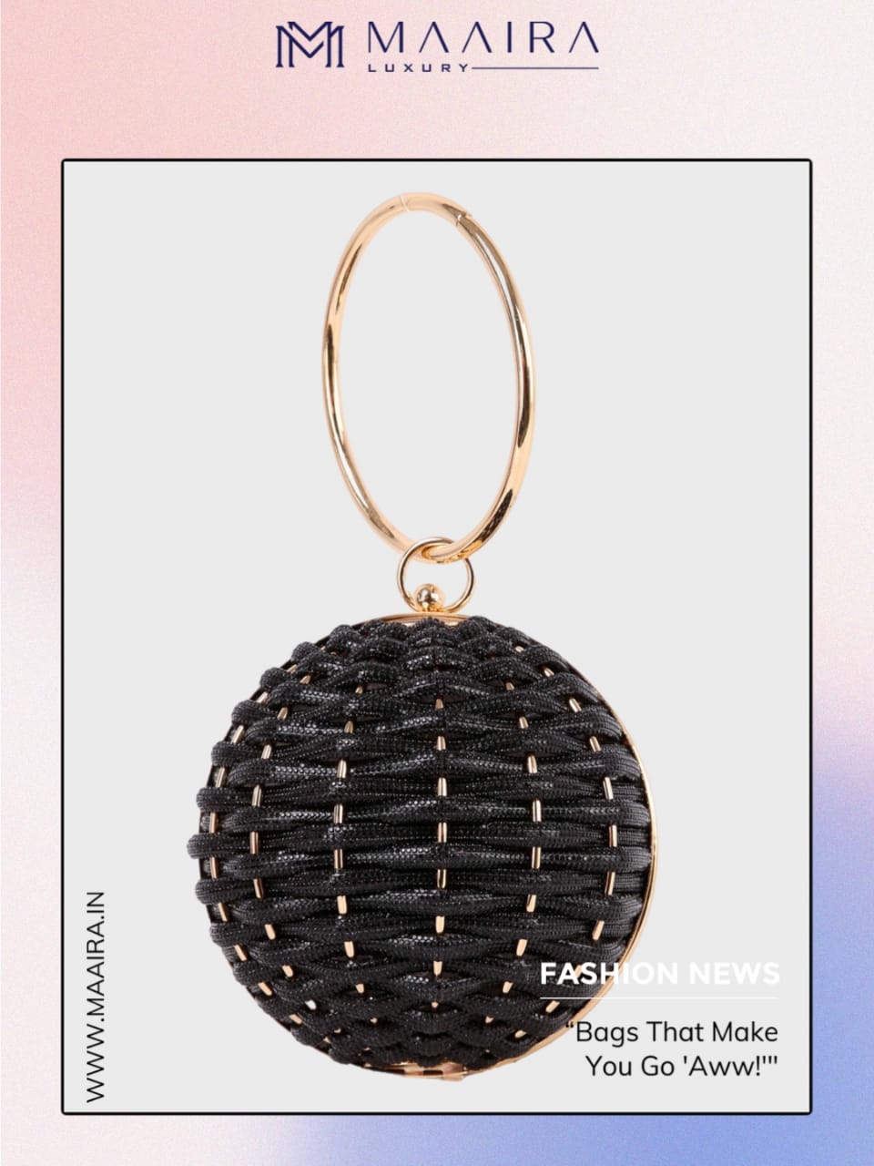 Noir Halo Bag
