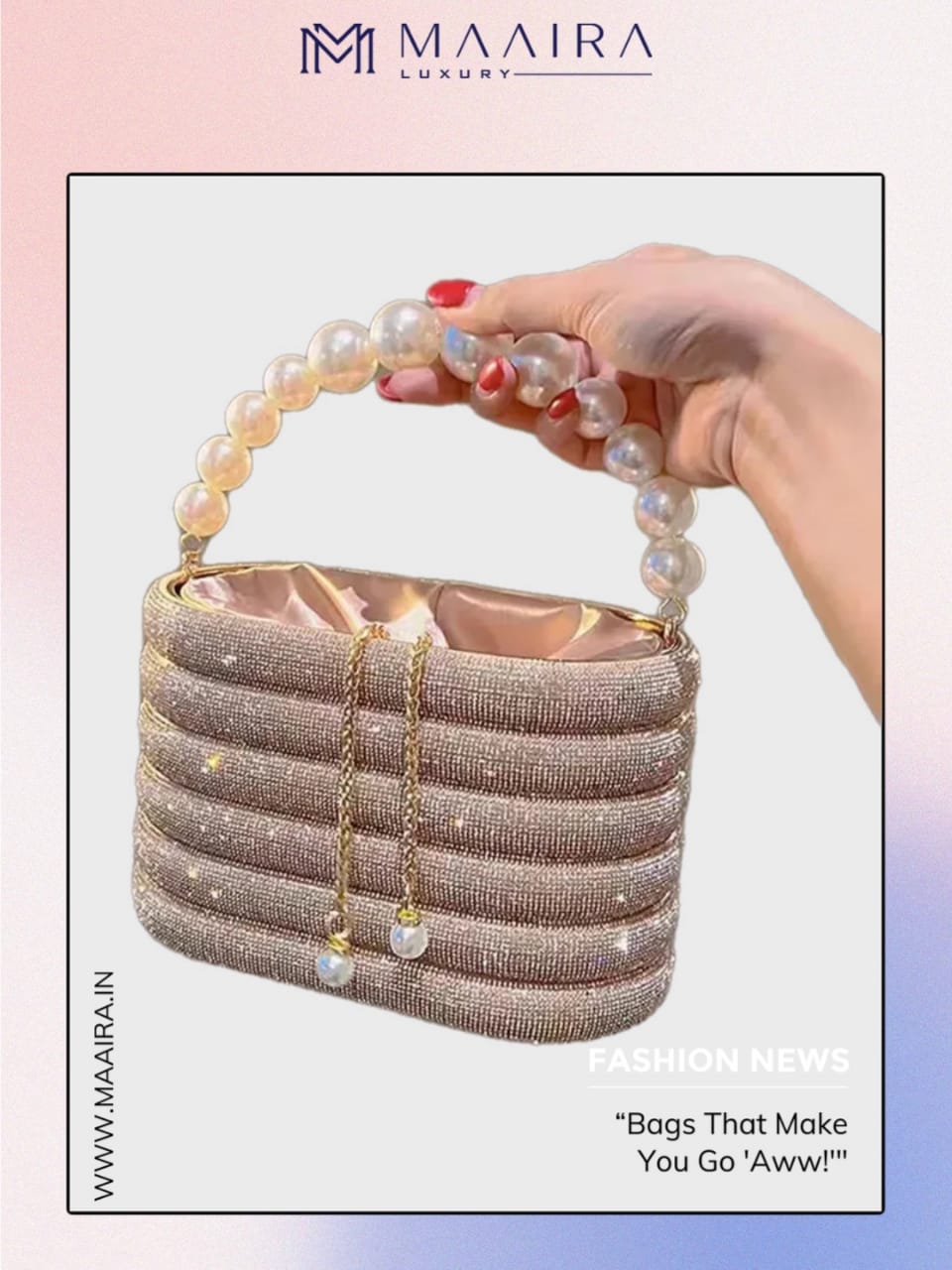 Pearl Blossom Purse