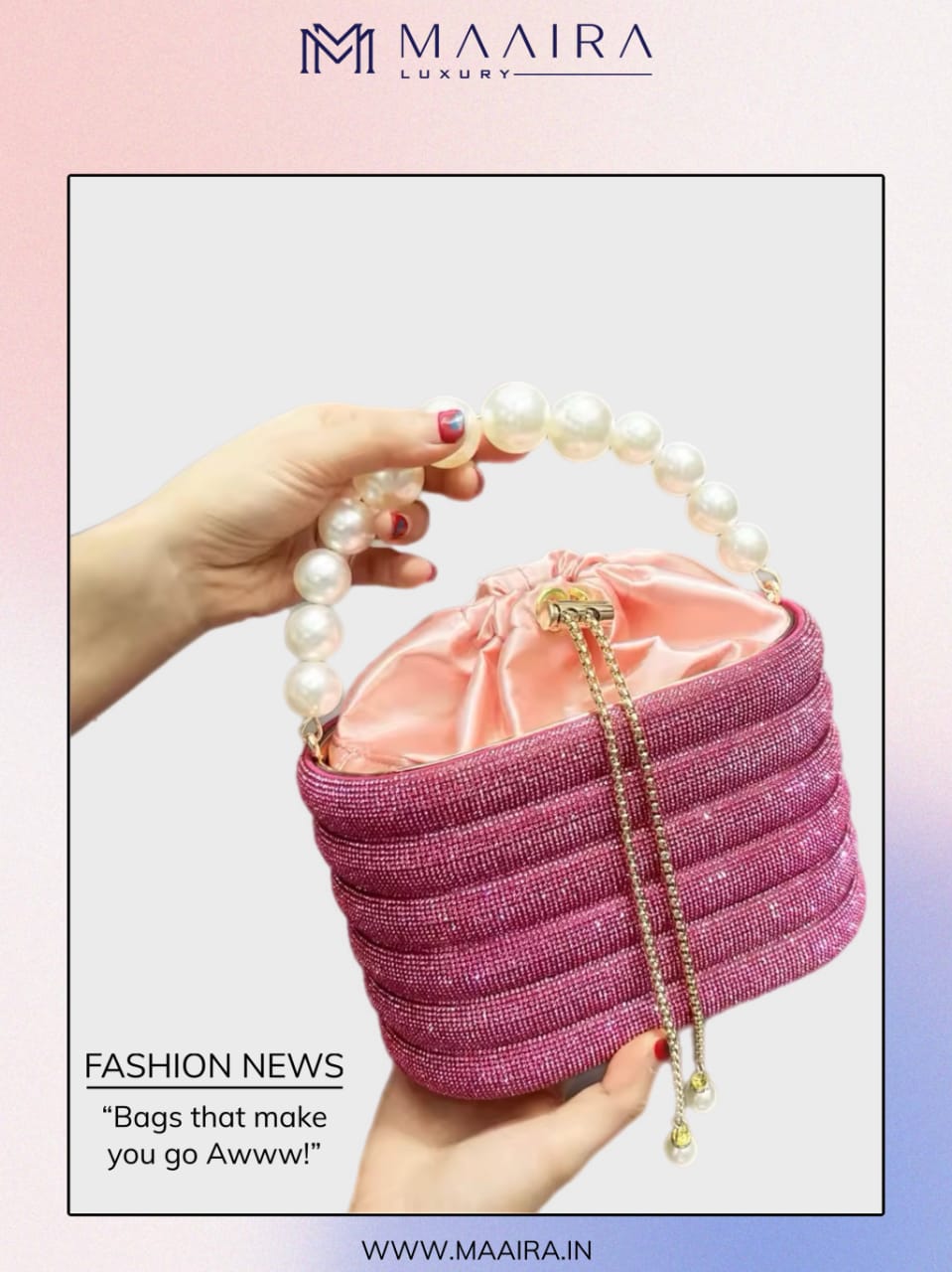 Pearl Blossom Purse