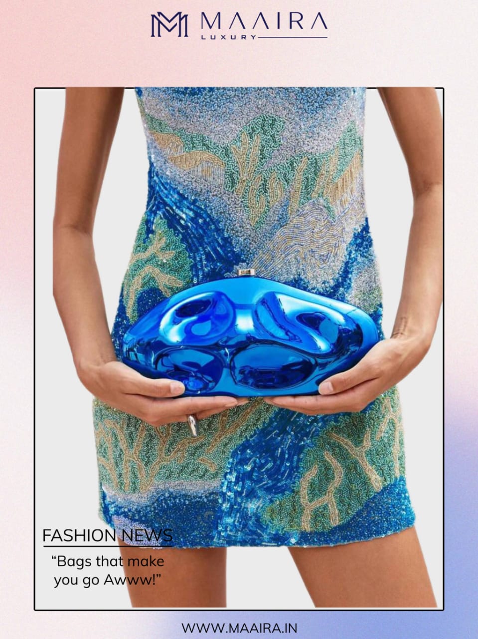 Blue Mirage Handbag
