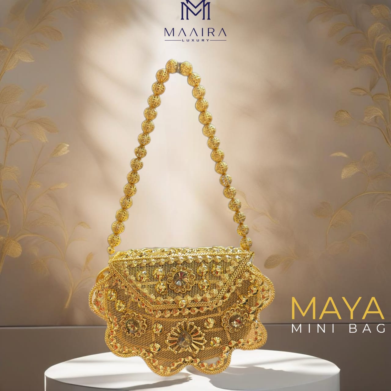 Lustrous Charm Clutch