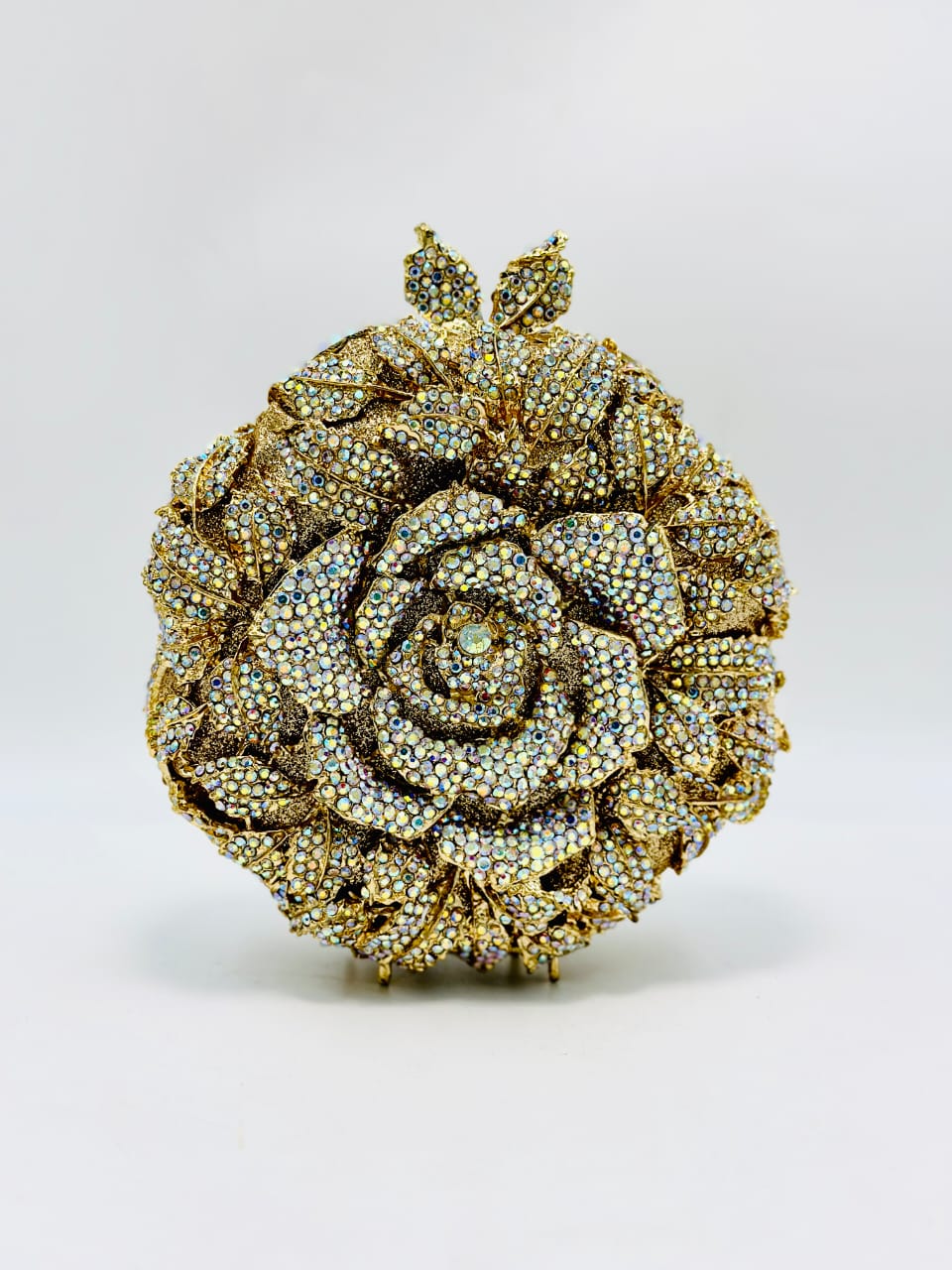 Eternal Bloom Crystal Clutch
