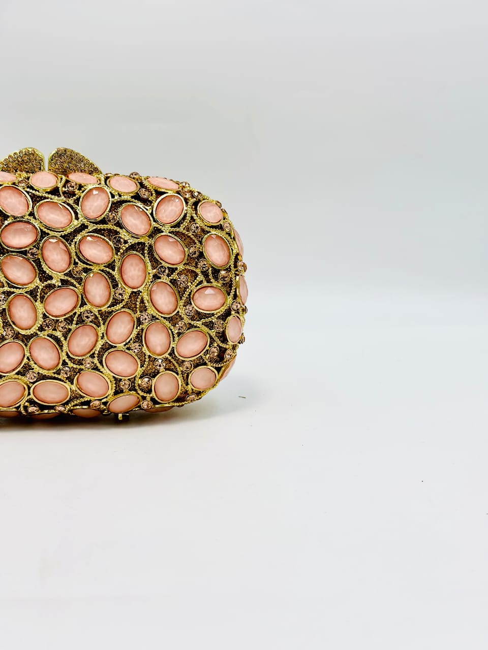 Gleaming Lotus Elegance Clutch