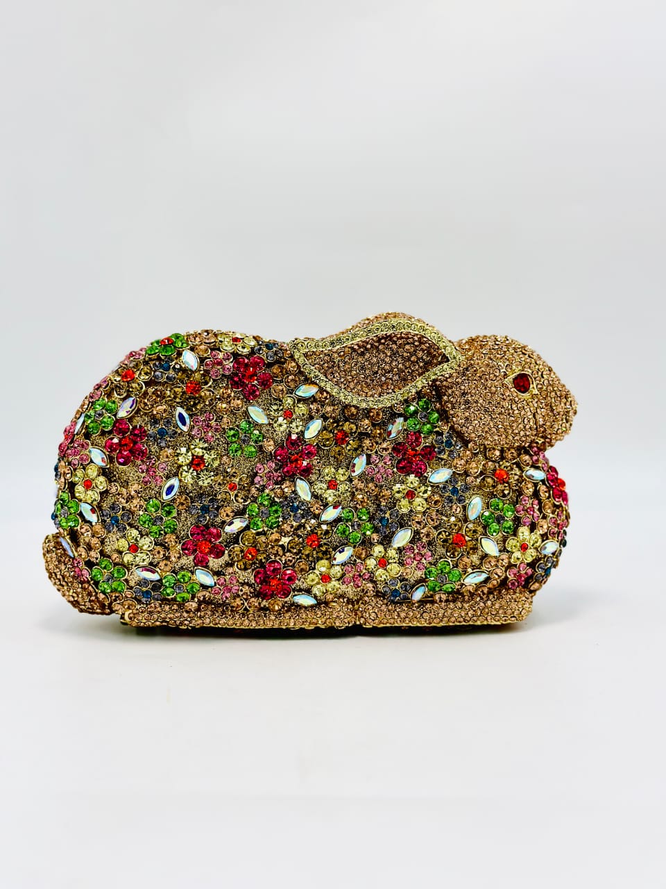 Charming Bunny Floral Purse