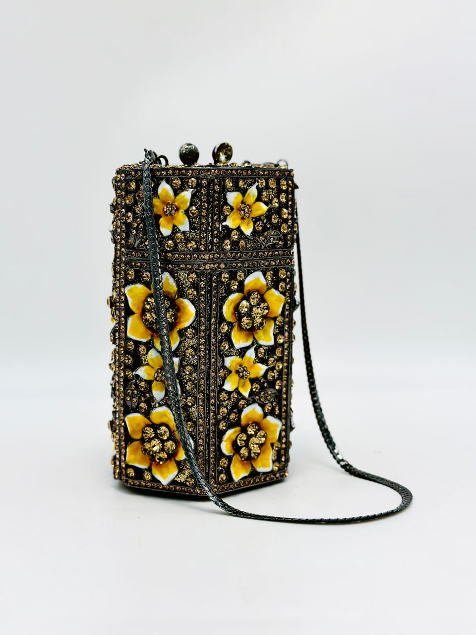 Golden Blossom Clutch
