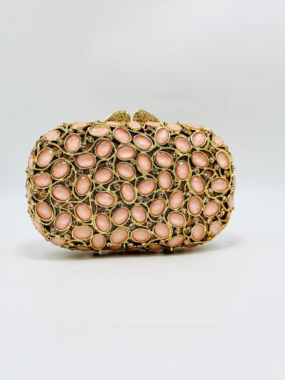 Gleaming Lotus Elegance Clutch
