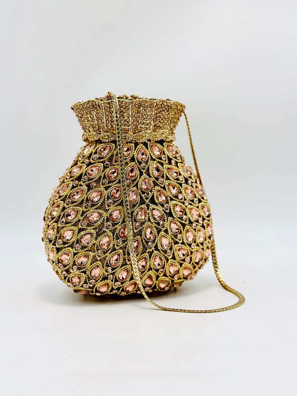 Golden Rose Blossom Bag