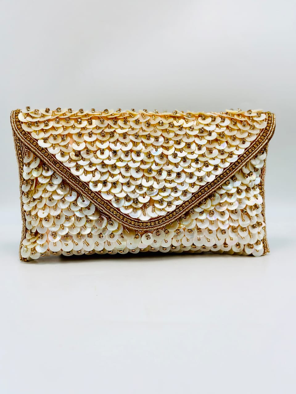 Golden Cascade Clutch