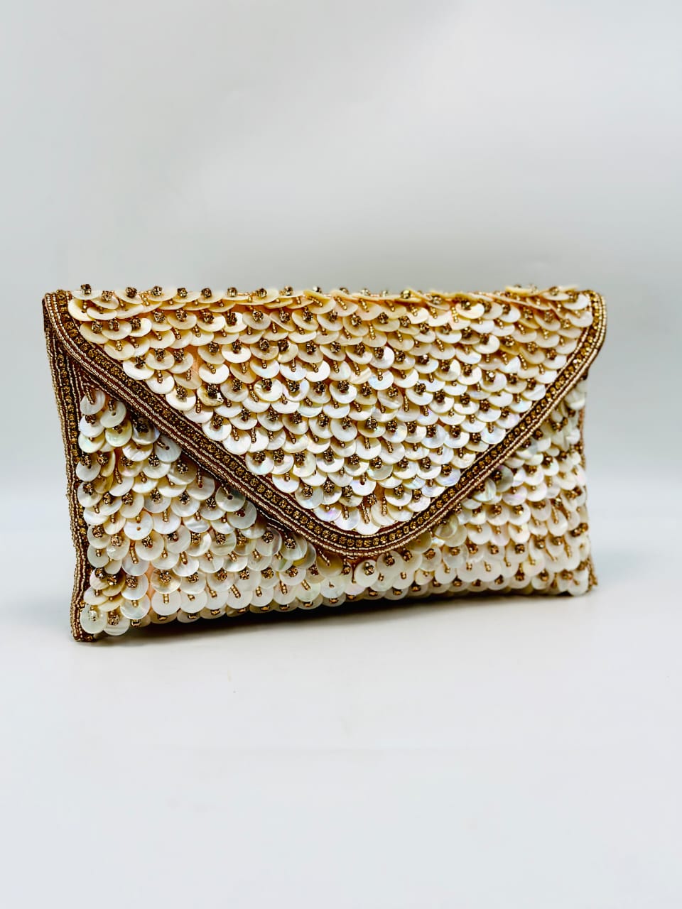 Golden Cascade Clutch
